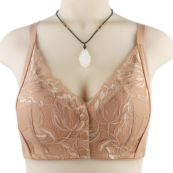 KBODIU Everyday Bras for Women, Plus Size Comfort Bras, Women's Wirefree Bra No Steel Ring Lactation Vest Bra Back Adjustment Yoga Running Bras No Underwire Coffee