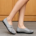 thumbnail image 1 of KBODIU Loafers for Women Casual Slip on Dress Loafers Womens Comfortable Roman Sandals Outdoor Walking Flats Shoes Low Tops Fashion Flats for Summer Gray 42, 1 of 4