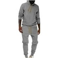 thumbnail image 1 of KBODIU Men's Tracksuits Sweatsuits for Men, Track Suits 2 Piece Casual Athletic Jogging Sports Casual Sweat Suits, 1 of 5