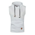 thumbnail image 1 of KBODIU Men's Workout Hooded Tank Tops Sleeveless Gym Hoodies Bodybuilding Muscle Cut Off T-Shirts, Sizes S-3XL, 1 of 4