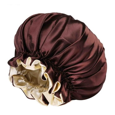KBODIU Reusable Shower Cap for Women, Oversized Waterproof Bath Caps, Large Designed for all Hair Lengths with PEVA Lining, Elastic Band Stretch Hem Hair Hat Shower Cap