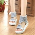 thumbnail image 1 of KBODIU Summer Ankle Boots Sandals for Women Sandals Women with Comfortable Indoor and Outdoor Sandals Leisure Slippers Sandals, 1 of 6