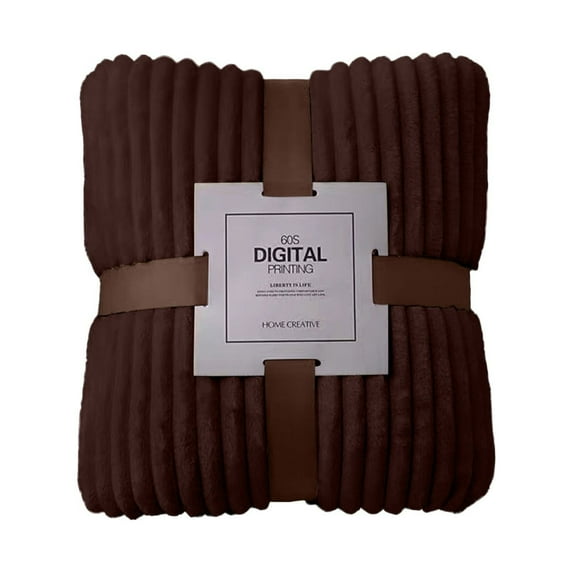 KBODIU Thickened Fleece Blanket Nap Blanket Solid Color Flannel Blanket Coral Fleece Gift Blanket