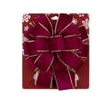 thumbnail image 1 of KBODIU Velvet Wired Ribbon 2.5 Inch Khaki Gold Crushed Velvet Christmas Ribbon for Gift Wrapping Christmas Tree Decoration Crafts Wreaths Supplies-Conti, 1 of 5