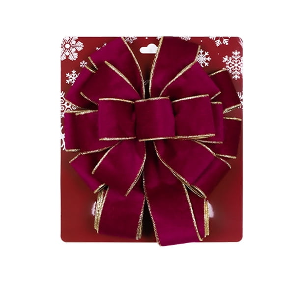 KBODIU Velvet Wired Ribbon 2.5 Inch Khaki Gold Crushed Velvet Christmas Ribbon for Gift Wrapping Christmas Tree Decoration Crafts Wreaths Supplies-Conti
