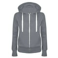 thumbnail image 1 of KBODIU Women Zip Up Hoodies Sweatshirts Girl Fall Casual Fleecing Jackets with Pockets Plus Size Basic Lightweight Thin Jacket Long Sleeve Hooded Slim Fleece Sweater Coats, 1 of 2
