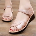 thumbnail image 1 of KBODIU Women's Arch Support Sandals Orthotic Adjustable Flat Sandals Flat Sole Casual Beach Outwear Open Toe Sandals, 1 of 4
