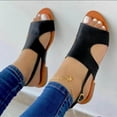 thumbnail image 1 of KBODIU Women's Arch Support Sandals Orthotic Adjustable Flat Sandals Women's Flat Beach Sandals Non-Slip Causal Slippers Sandals, 1 of 5