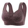 thumbnail image 1 of KBODIU Women's Bras, Women's Non-marking Sports Bra, Everyday Comfort Perfectly Smooth Non-steel Ring Tank Full-Coverage Bras, Middle Aged and Elderly Thin without Steel Ring Push-up Bras, 1 of 5