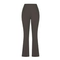 thumbnail image 1 of KBODIU Women's Flared Leggings, High Waist Stretch Yoga Pants, Tummy Control Workout Running Gym Sports Full Length Active Pants, 1 of 4