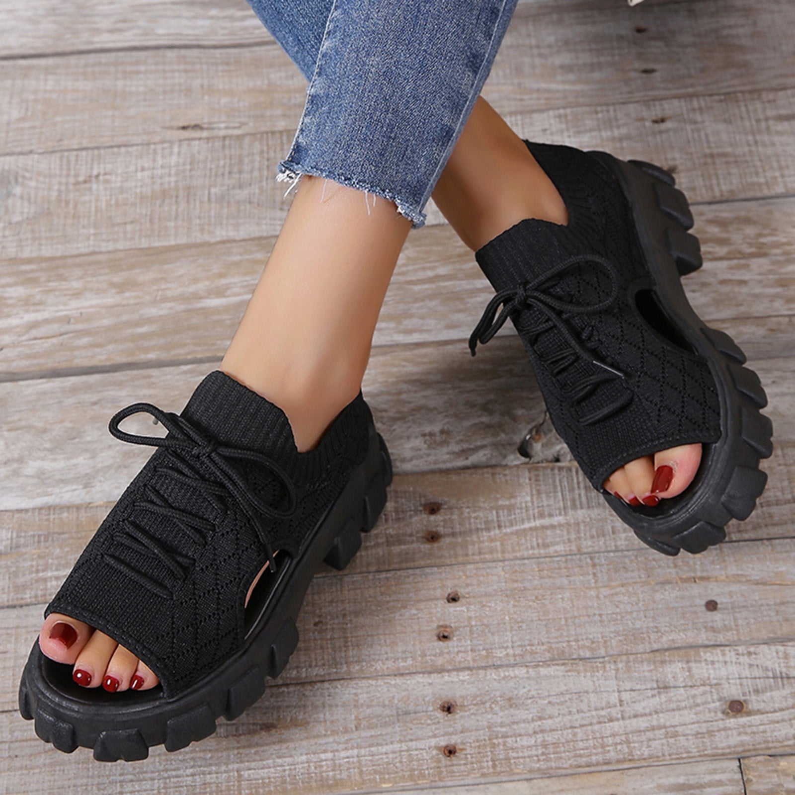 Ankle strap cheap flatforms