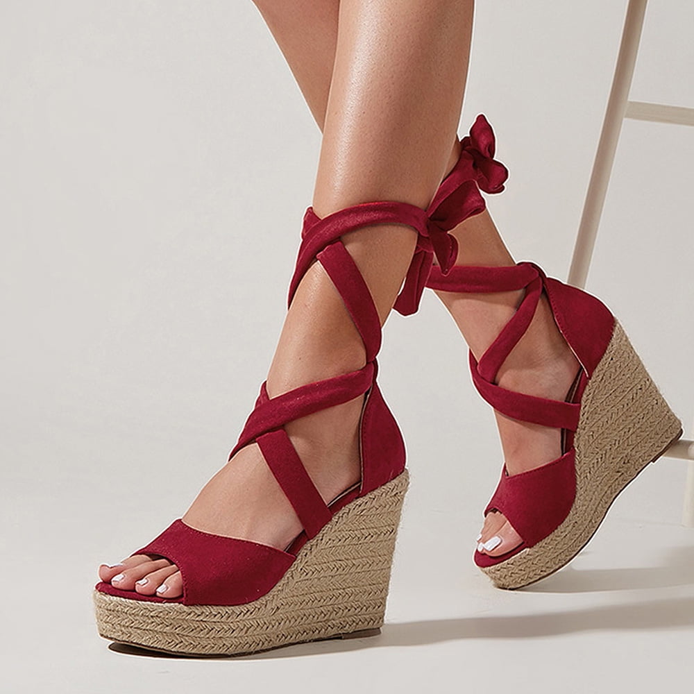 KBODIU Women s Wedge Heels Women Wide Width Heels