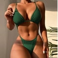 thumbnail image 1 of KBODIU Womens Fashion Bikini Sets Sexy Swimming Bathing Adult Two Piece Bathing Suit Bikini Sets for Womens Swimsuits Green S, 1 of 6