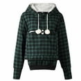 thumbnail image 1 of KBODIU Womens Oversized Hooded Sweatshirts Big Pocket Long Sleeves Pullover Sweatshirts Women Winter Shaker Pullover Outwear Maternity Cute Hooded Shirts Fashion Outfits, 1 of 6