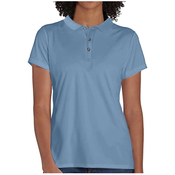 Kukoosong Womens Tops Sport Cool Dry Moisture-Wicking Performance Golf Polo Shirts Summer Tops for Women