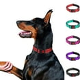 thumbnail image 1 of KBOOK Reflective Dog Collar for Small Medium Large Dogs Adjustable Dog Collars with Locking Buckle(Red,L), 1 of 7