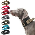 thumbnail image 1 of KBOOK Tactical Dog Collar with Handle Reflective Military Dog Collar for Medium Large Dogs Adjustable Nylon Dog Collars(Blue,L), 1 of 7