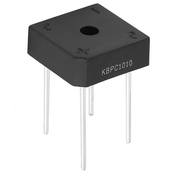 KBPC1010 Single Phase Bridge Rectifier 10A 1000V Power Rectifiers Electronic Module Component Set, 5 Count / 5 Pcs