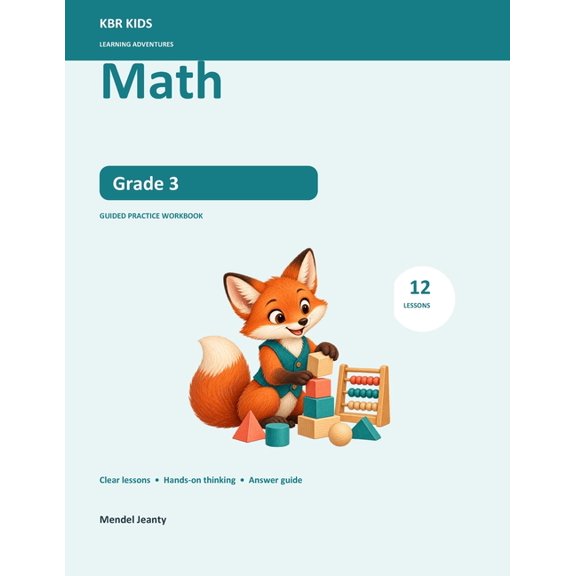 KBR Kids Learning Adventures: Math, Grade 3, (Paperback)