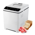 thumbnail image 1 of KBS  Bread Maker Machine with Ice cream program,20-in-1 2LB Fully automatic bread machine，DIY setting,15 Hour delay timer,White Model#070 Ice cream version, 1 of 8