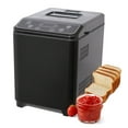 thumbnail image 1 of KBS 2LB 20-in-1 Bread Maker Machine with Automatic LCD display,2 Custom menus,15 Hour delay timer, Black Model#070, 1 of 7