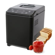 KBS 2LB 20-in-1 Bread Maker Machine with Automatic LCD display,2 Custom menus,15 Hour delay timer, Black Model#070