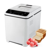Bread Maker Machine, 20-in-1 Automatic Breadmaker with Nonstick Ceramic ...