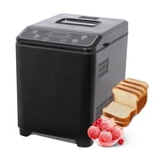 KBS 2LB Bread Machine, 20-in-1 Automatic Bread Maker with Gluten-Free & Ice Cream Function, 2 DIY Programs, 15H Delay Timer & Keep Warm