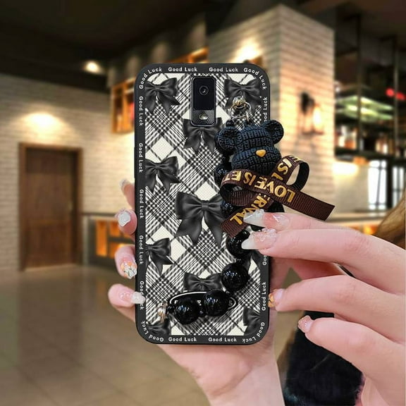 KBS-Phone Case For BLU View3/B140DL, Black pearl pendant Anti-knock Dirt-resistant cute protective case soft case Waterproof Back Cover Simplicity silicone Cartoon Skin-friendly feel