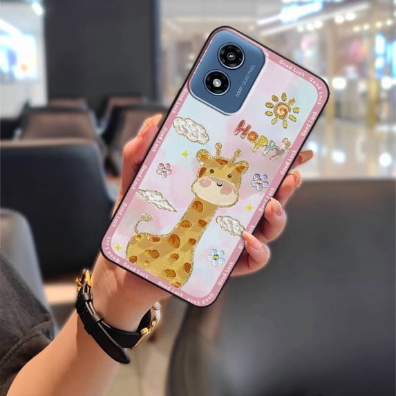 KBS-Phone Case For MOTO G Play 2024/4G/5G, Animals Graffiti Fashion Design Anti-knock Shockproof Waterproof Cute Anti-dust Cartoon Durable Phone Pouch TPU Back Cover Soft case Protective