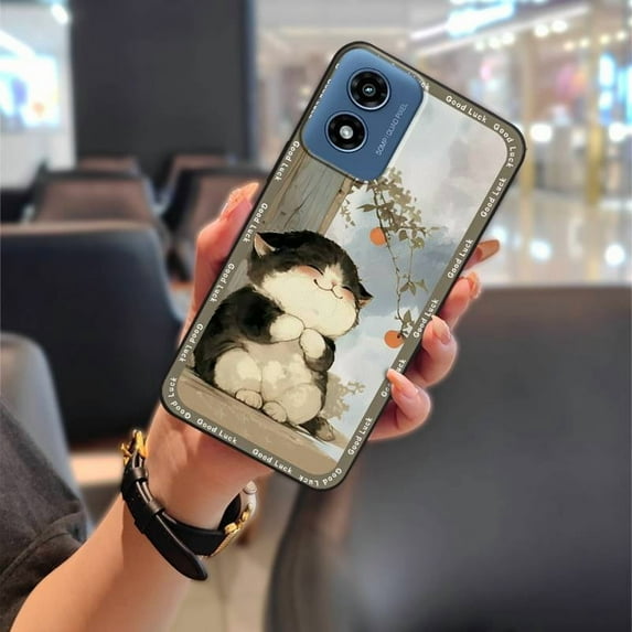 KBS-Phone Case For MOTO G Play 2024/4G/5G, Fashion Design Animals Cartoon Anti-dust Full wrap Anti-knock Cute Back Cover Shockproof Durable TPU Phone Pouch Protective Soft case Silicone