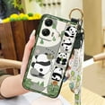 thumbnail image 1 of KBS-Phone Case For MOTO G Stylus 5G 2024, Cute Phone Holder Anti-knock Durable Soft case Panda Ring Protective Dirt-resistant Wristband Cartoon Back Cover Silicone Kickstand Lanyard, 1 of 9