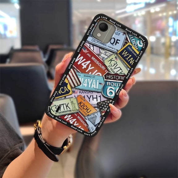 KBS-Phone Case For Nokia C110 4G, Anti-knock Silicone Full wrap Cover Fashion Design Anti-dust protective Durable Shockproof TPU Soft case Back Cover Cartoon Dirt-resistant Waterproof