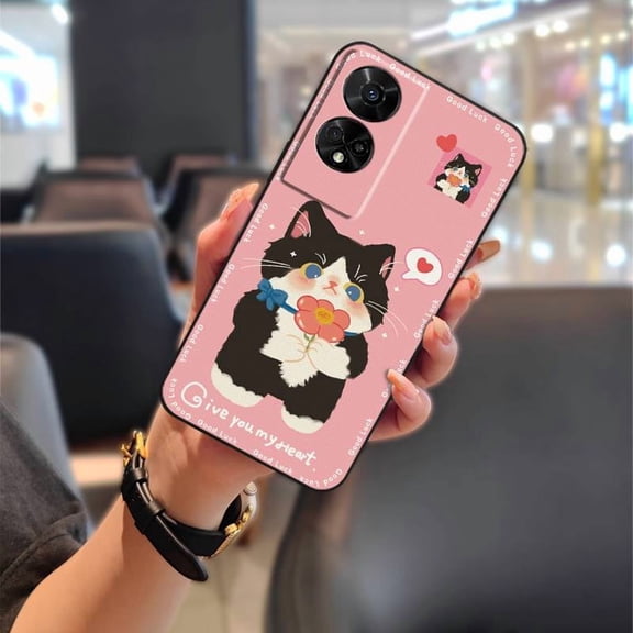 KBS-Phone Case For TCL 50 5G/50XE 5G/50XE NXTPAPER 5G, Graffiti Cartoon Soft case Fashion Design Shockproof Full wrap TPU Cute Anti-knock Protective Animals Dirt-resistant Phone Pouch