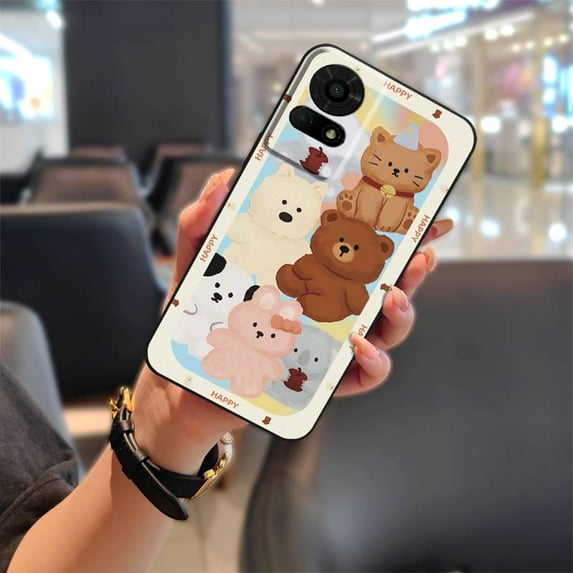 KBS-Phone Case For TCL 50LE/T510SPP, Waterproof Cute Protective Cartoon Phone Pouch Dirt-resistant Shockproof Durable Fashion Design Soft case Anti-dust Back Cover TPU Anti-knock