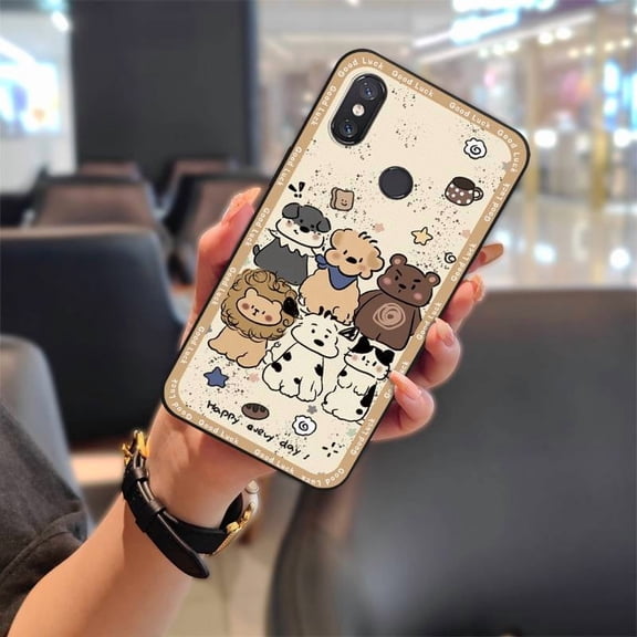 KBS-Phone Case For Xiaomi Mi 8, Durable Shockproof Soft case Phone Pouch Graffiti Cartoon Back Cover Protective Anti-dust Cute TPU Dirt-resistant Waterproof Silicone Fashion Design