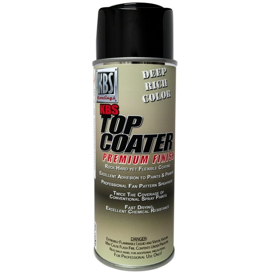 KBS Top Coater Aerosol - Safety Green - Professional 1K Aerosol Spray Top Coat Paint