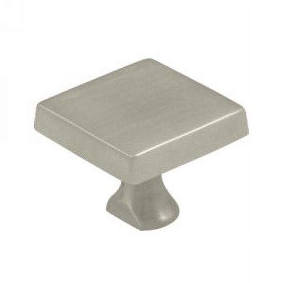 KBSU15 1-1/8" Square Knob for Surface Bolt - Satin Nickel