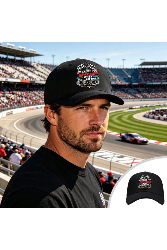 KBUS_CH Tribute Hat Adjustable Baseball Cap for Fans, Racing Inspired Outdoor Headwear Driver Edition