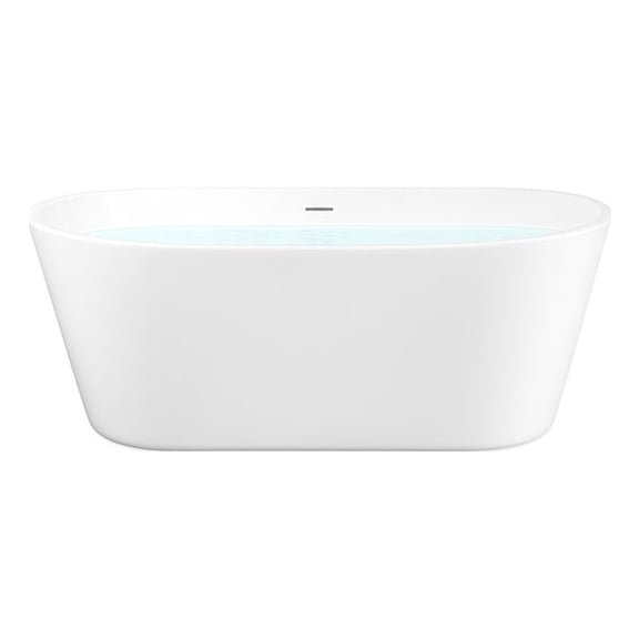 KBV 63'' x 31" Freestanding Soaking Acrylic Bathtub GTBT0023