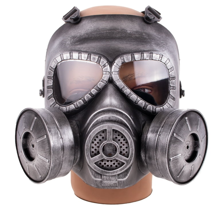 KBW Full Face Double Filter Steampunk Costume Gas Mask