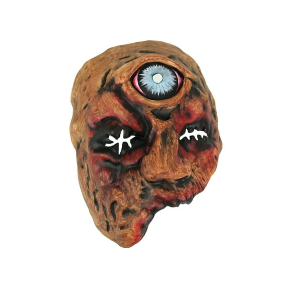 KBW Global Corp Ghoulish Cyclops Half Mask Creepy Zombie Horror Halloween Costume Head Accessory