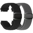 thumbnail image 1 of KBYKO 18mm Braided Watch Bands Compatible with Garmin Vivoactive 4S/Vivomove 3S/Venu 3S/Venu 2S, Nylon Quick Release Repalcement Strap for Wemen Men, 1 of 7