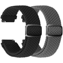 KBYKO 20mm Braided Watch Bands Compatible with Samsung Galaxy Watch 7/6/5/4/Active 2 Band, Nylon Quick Release Repalcement Strap Women Men