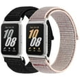 thumbnail image 1 of KBYKO 2 Pack Nylon Watch Bands Compatible with Samsung Galaxy Fit 3, Sport Adjustable Replacement Strap for Samsung Galaxy Fit 3 Women Men, 1 of 7