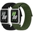 thumbnail image 1 of KBYKO 2 Pack Nylon Watch Bands Compatible with Samsung Galaxy Fit 3, Sport Adjustable Replacement Strap for Samsung Galaxy Fit 3 Women Men, 1 of 7