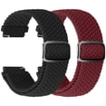 thumbnail image 1 of KBYKO 22mm Braided Watch Bands Compatible with Samsung Galaxy Watch 3 45mm/Gear S3 Classic/Frontier, Garmin Vivoactive 4/Venu 3/Venu 2/Amazfit Bip 6/5, Nylon Quick Release Strap Women Men, 1 of 6