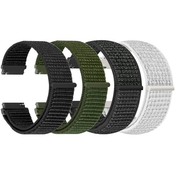 KBYKO 22mm Watch Bands Compatible with Samsung Galaxy Watch 3 45mm/Gear S3 Classic/Frontier, Nylon Quick Release Replacement Sport Strap for Garmin Vivoactive 4/Venu 3/Venu 2 for Women Men