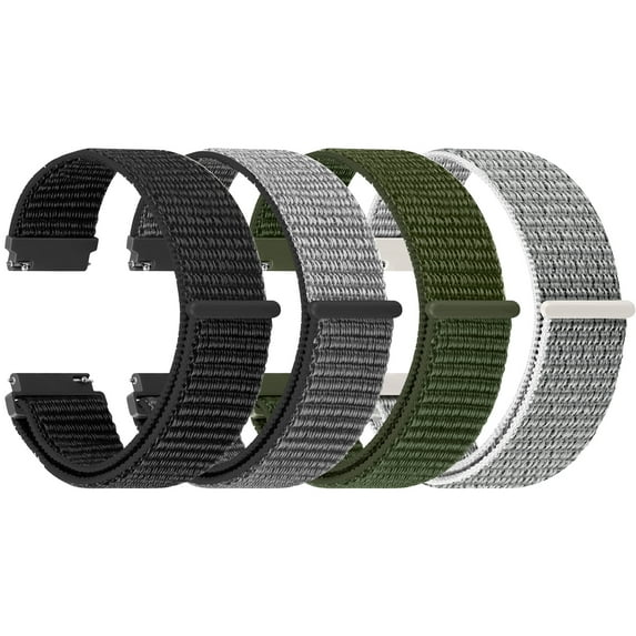 KBYKO 22mm Watch Bands Compatible with Samsung Galaxy Watch 3 45mm/Gear S3 Classic/Frontier, Nylon Quick Release Replacement Sport Strap for Garmin Vivoactive 4/Venu 3/Venu 2 for Women Men