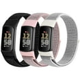 thumbnail image 1 of KBYKO 3 Pack Nylon Bands Compatible with Charge 6 Bands/Charge 5 Bands, Soft Adjustable Breathable Strap Replacement Wristband for Women Men, 1 of 7